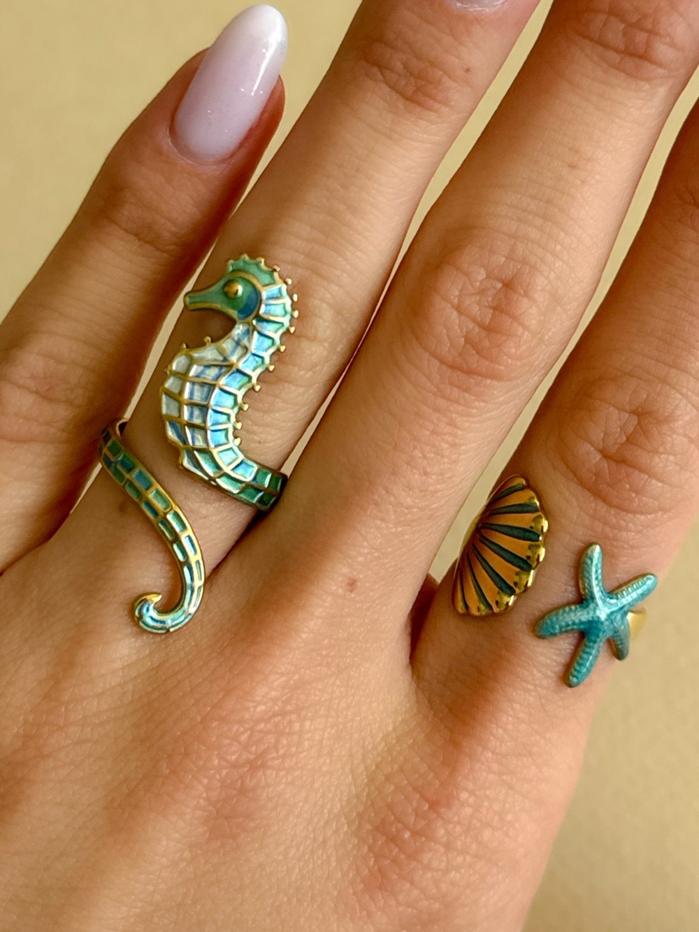 Seahorse ring #2561 - Picture 2 of 6
